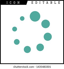 loading time icon isolated sign symbol vector illustration - vector 