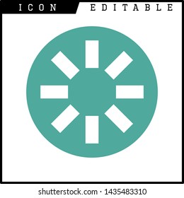 loading time icon isolated sign symbol vector illustration - vector 