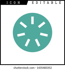 loading time icon isolated sign symbol vector illustration - vector 