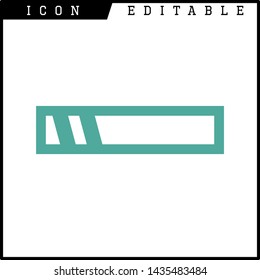loading time icon isolated sign symbol vector illustration - vector 