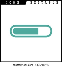 loading time icon isolated sign symbol vector illustration - vector 