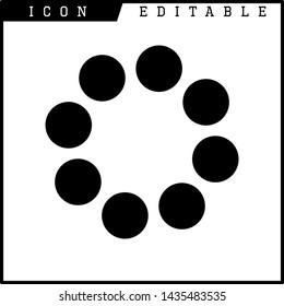 loading time icon isolated sign symbol vector illustration - vector 