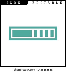 loading time icon isolated sign symbol vector illustration - vector 