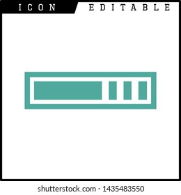 loading time icon isolated sign symbol vector illustration - vector 