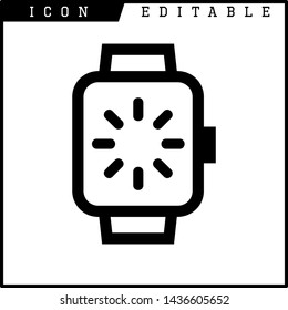 loading time icon isolated sign symbol vector illustration - vector 