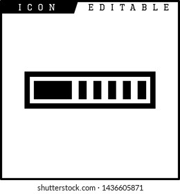 loading time icon isolated sign symbol vector illustration - vector 
