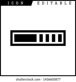 loading time icon isolated sign symbol vector illustration - vector 