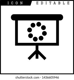 loading time icon isolated sign symbol vector illustration - vector 