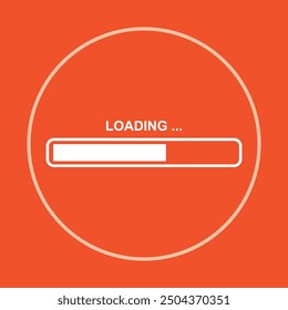 Loading trendy icon inventive abstract vector illustration colorful artwork beautiful design.eps