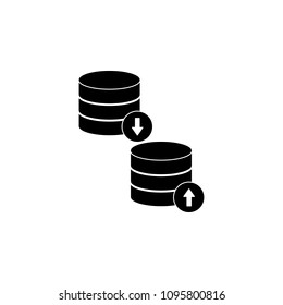 loading and unloading icon. Element of web icon for mobile concept and web apps. Isolated loading and unloading icon can be used for web and mobile on white background