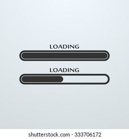 Loading, uploading, downloading status bar icon.