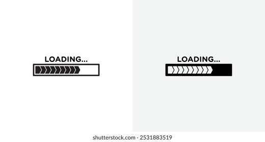 Loading vecor icon set. Stock vector illustrator. EPS 10