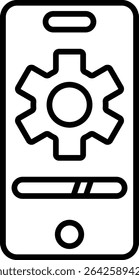 Loading vector icon. Can be used for printing, mobile and web applications.