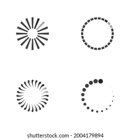 loading Vector icon design illustration Template