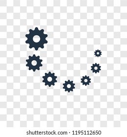 Loading vector icon isolated on transparent background, Loading transparency logo concept