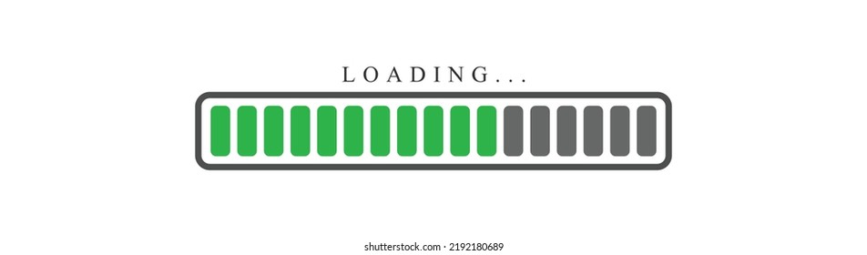 Loading vector icon. Loading style sign for mobile concept and web design.