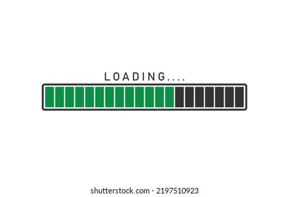 Loading vector icon. Loading style sign for mobile concept and web design.