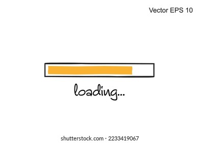 Loading vector icon. Loading style sign for mobile concept and web design