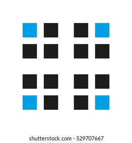 loading, waiting, square, symbol, vector illustration, eps10,