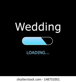 LOADING Wedding Illustration