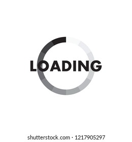 Loading Word Design Stock Vector (Royalty Free) 1217905297 | Shutterstock