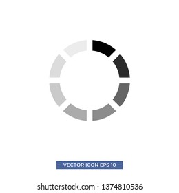 loading,buffering icon vector illustration