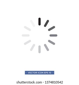 loading,buffering icon vector illustration