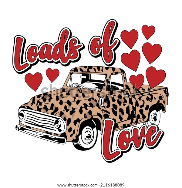 LOADS OF\
LOVE WITH CHEETAH CAR PATTERNS WITH\
HEART
