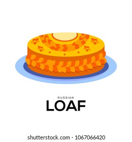 Loaf art icon. Loaf classic background. Loaf illustration concept. 