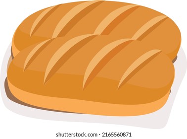 a loaf of bread french baguette