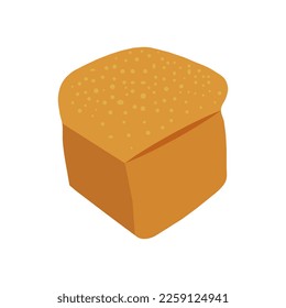 Loaf of bread icon. Vector illustration.