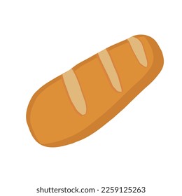 Loaf of bread icon. Vector illustration.