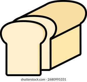 Pão de Pão com Ilustração de Fatias