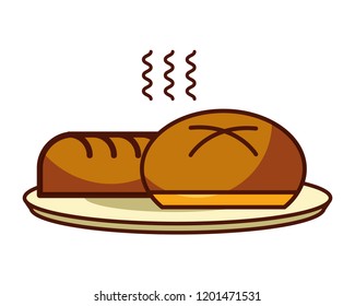 loaf and bun bread fresh food bakery