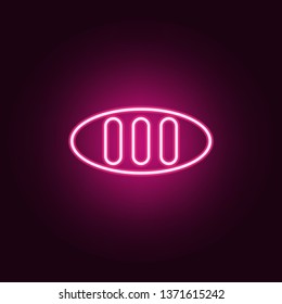 loaf icon. Elements of Web in neon style icons. Simple icon for websites, web design, mobile app, info graphics
