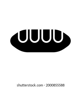 icono de barra o logotipo símbolo de signo aislado ilustración vectorial - iconos vectoriales de estilo negro de alta calidad
