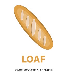 Loaf icon of vector illustration for web and mobile design