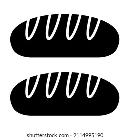 Loaf icon vector image. Can also be used for web apps, mobile apps and print media.