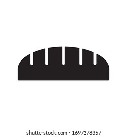 Loaf icon vector on white background