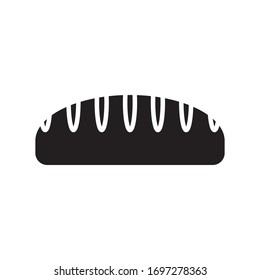 Loaf icon vector on white background