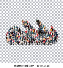 loaf isometrick  people   3d