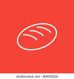 Loaf line icon.