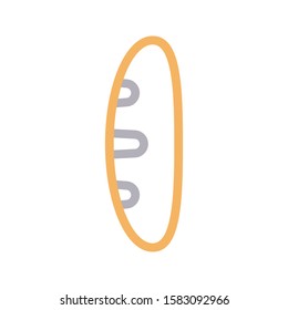 loaf vector  color line icon