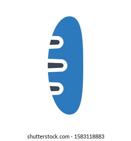 loaf vector glyph color icon 