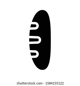 loaf vector glyph flat icon 