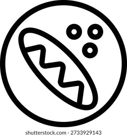 loaf Vector illustration on a transparent background. Premium quality symmbols. Thin line vector icons for concept and graphic design.