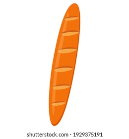 Loaf of white bread. Fresh bakery.Vector realistic illustration.Design element for bakery, shop, pastry shop.