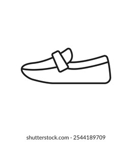 Loafer icon. isolated vector icon.