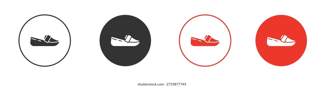 Ícone de loafer. web vetor design