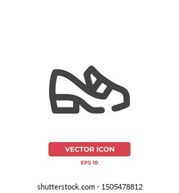 Loafers vector icon illustration. Ui/Ux. Premium quality.